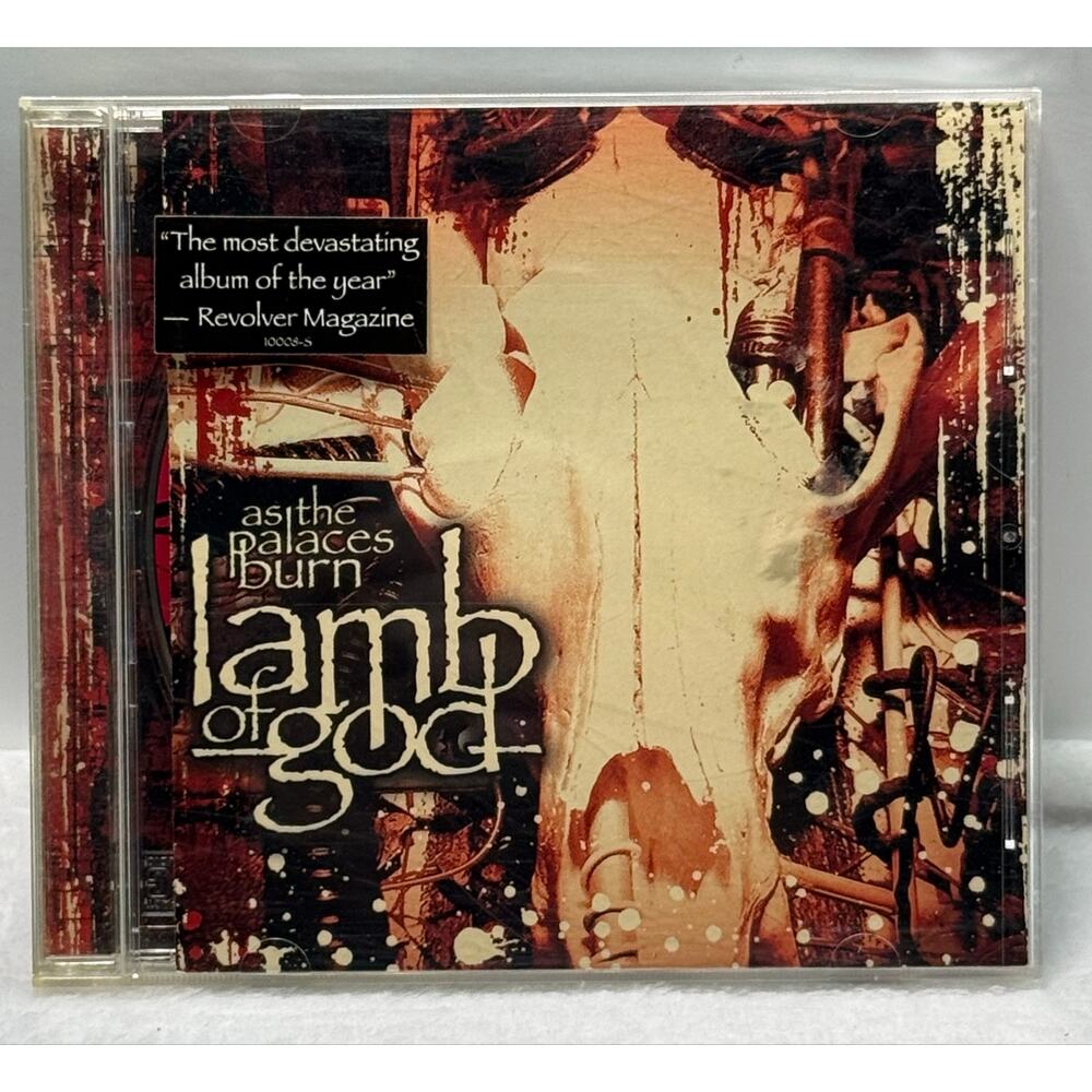 Lamb of God As the Palaces Burn CD 2003 Prosthetic Records Metalcore Metal Album